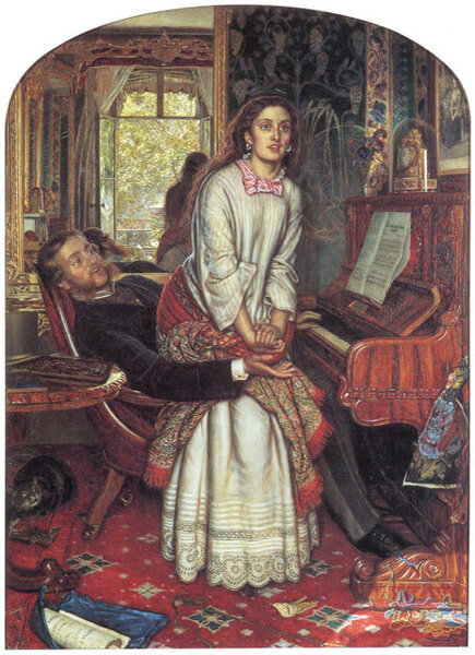 Уильям Холман Хант "Пробудившийся стыд", 1853. Британская галерея Тейт