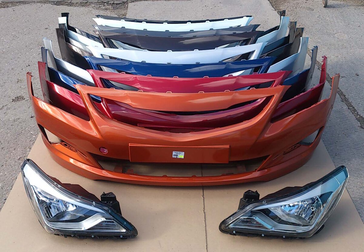 Покраска бампера