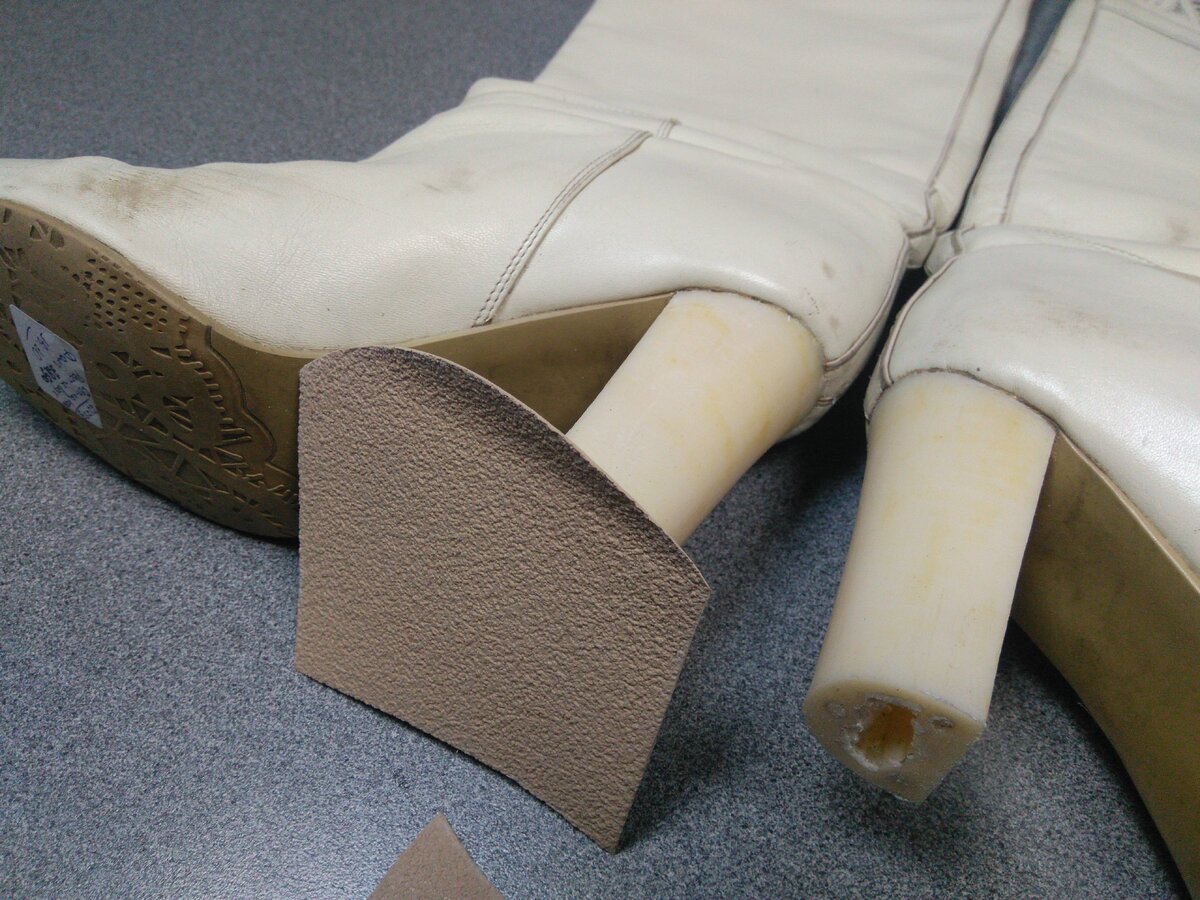 Каблук не прямой