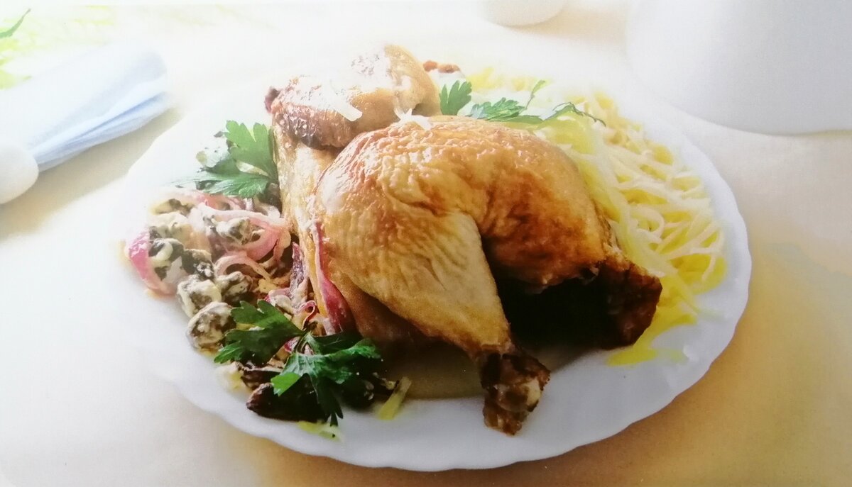 Жареный цыплёнок. 