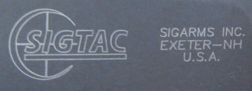 Маркировка «SIG TAC»