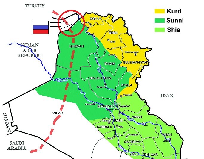 карта из архива автора: ключевая точка региона перешла под контроль России