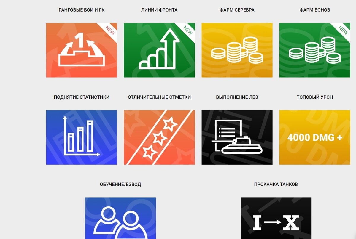 Что предлагают ВСЕ компании по бустингу