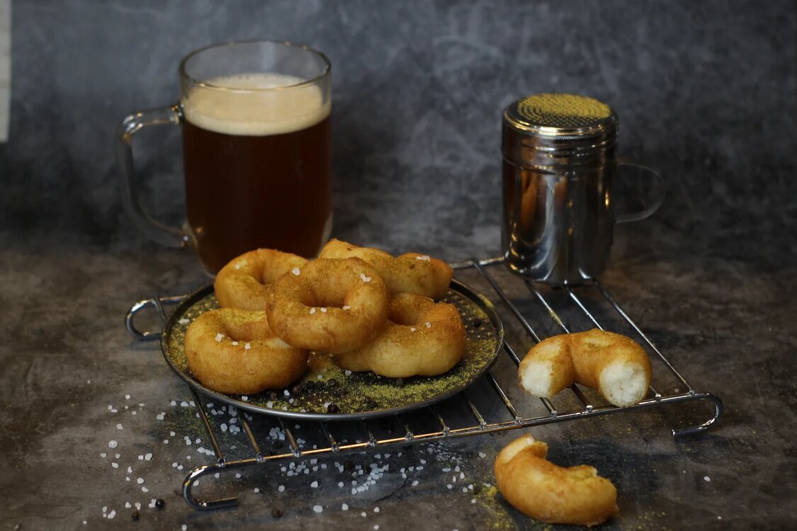 Соленые пончики по рецепту «8 пончиков»