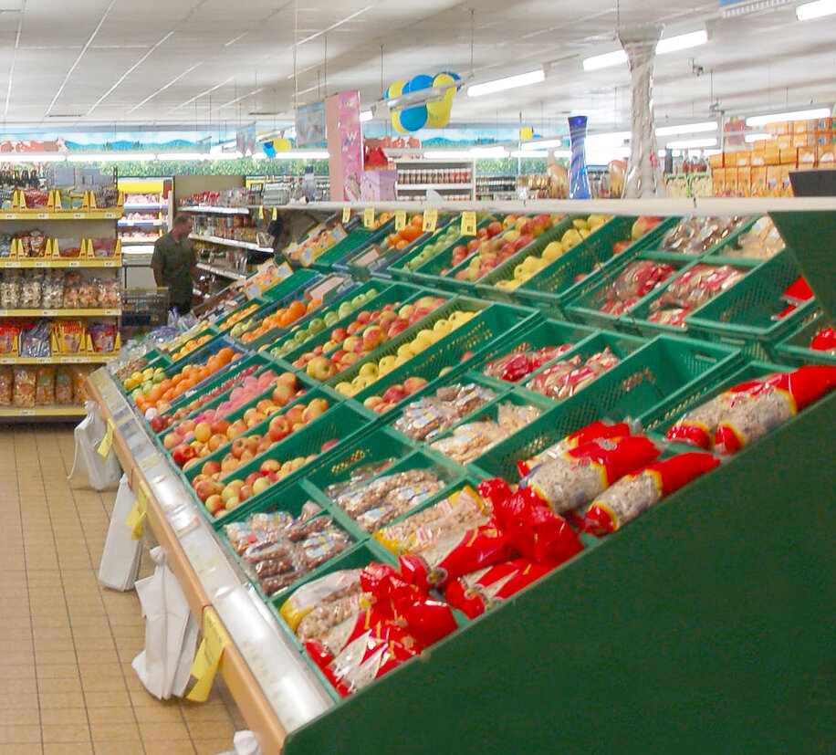 Один из русских магазинов в Германии.