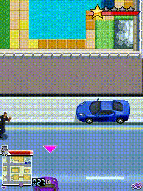 Геймплей java игры Gangstar Rio: City Of Saints