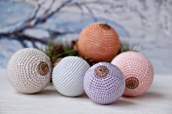 Нежные тона пряжи для стильного украшения