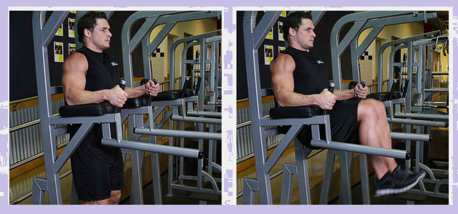 Выполнить тренировочных. Подъем ног на брусьях. Подъем ног в упоре на брусьях. Подъем согнутых ног в упоре на брусья. Подъем ног на пресс в тренажере.