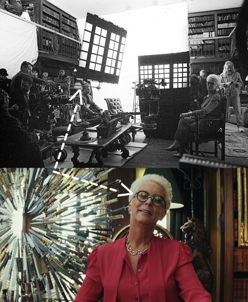 Съемки фильма "Достать ножи" 