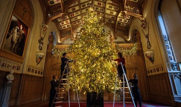 Королевская рождественская съемка 