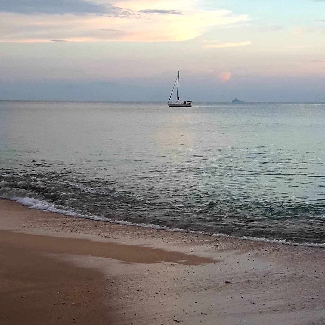 Закат на о.Ланта. фото автора