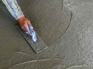 Мраморный пол в гараже своими руками  