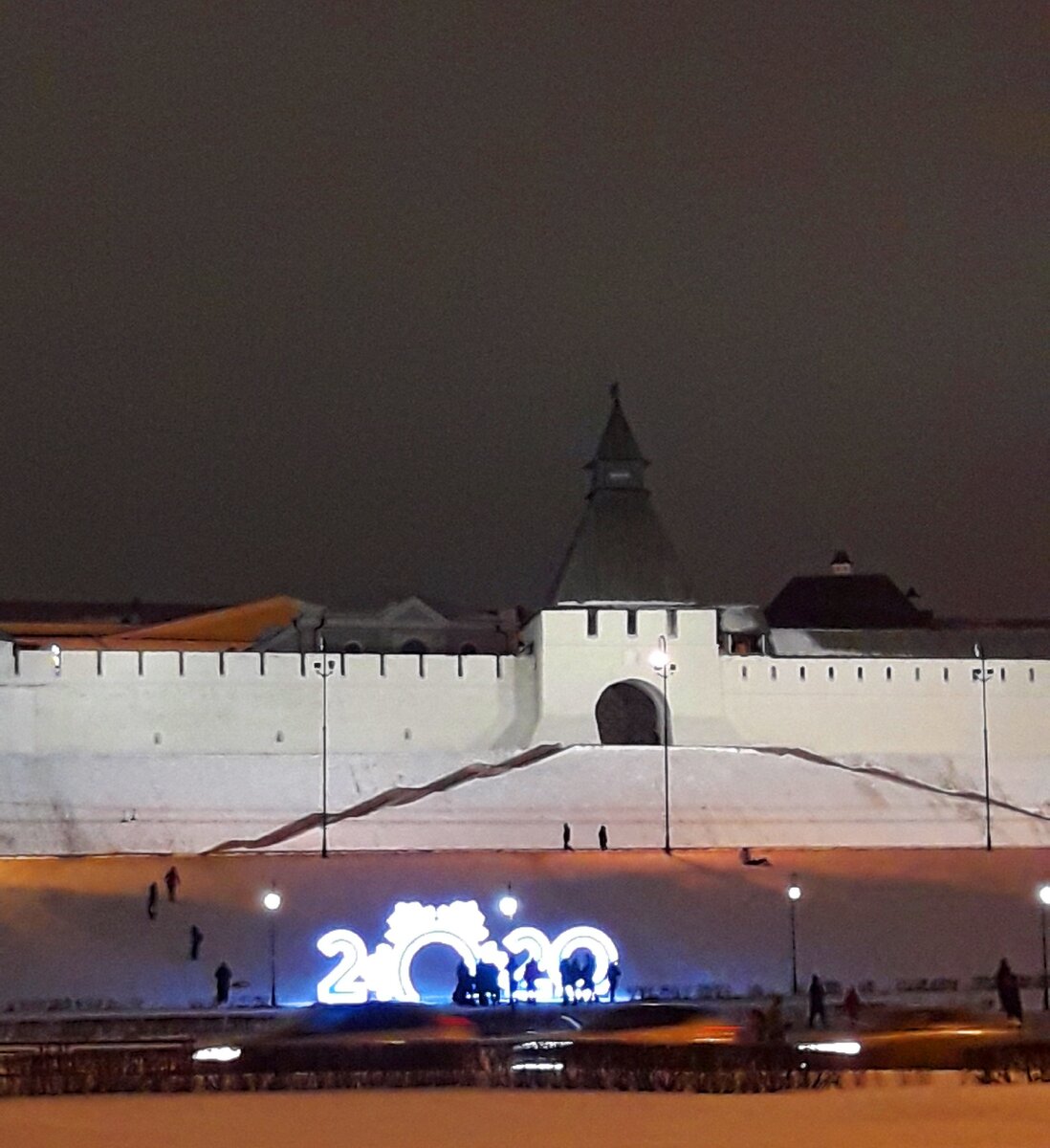 Наша прогулка по вечерней Казани – январь 2020
