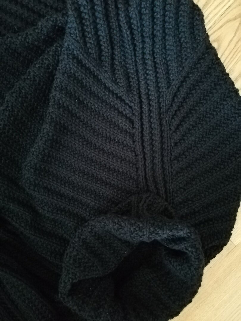 Как связать мужской базовый свитер спицами по кругу