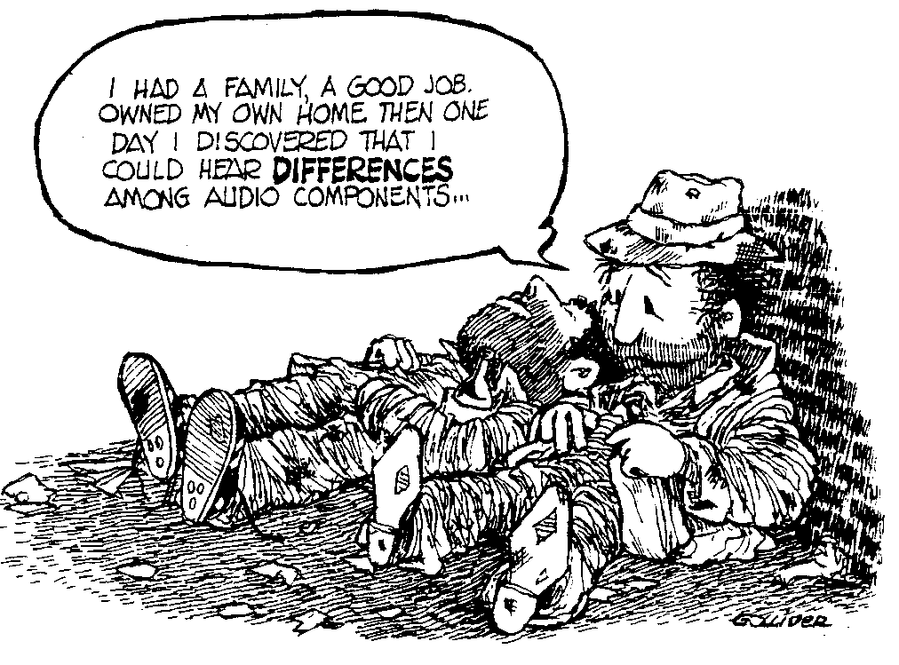 У меня была семья, хорошая работа и свой дом. Но однажды я услышал разницу между аудио компонен