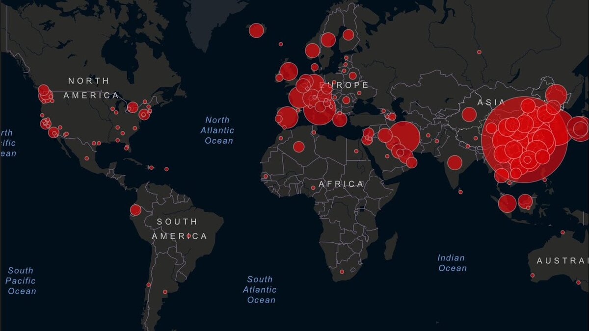 Статистика коронавируса карта распространения