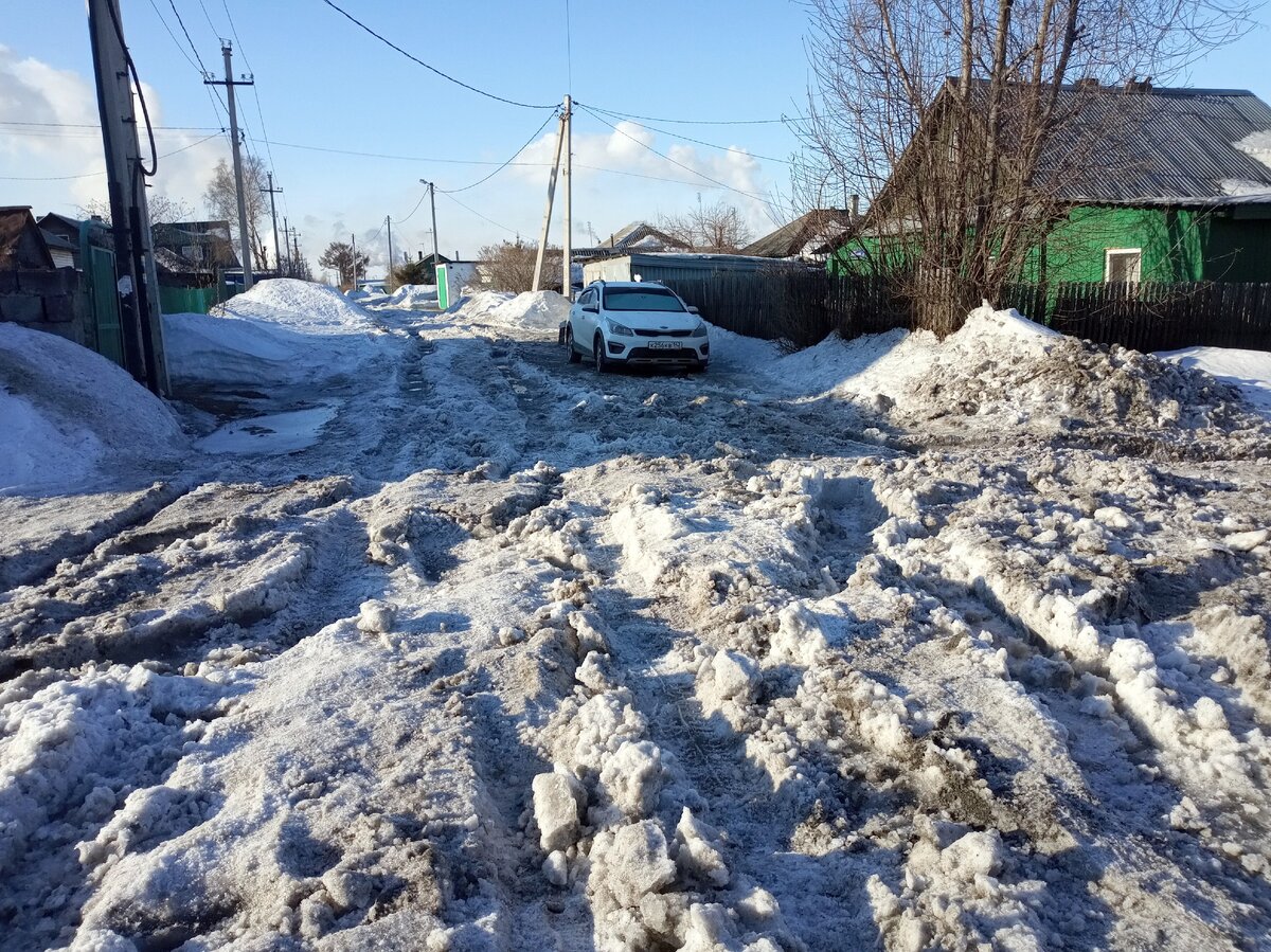 Улица Озерная в Рудничном районе города Кемерово 