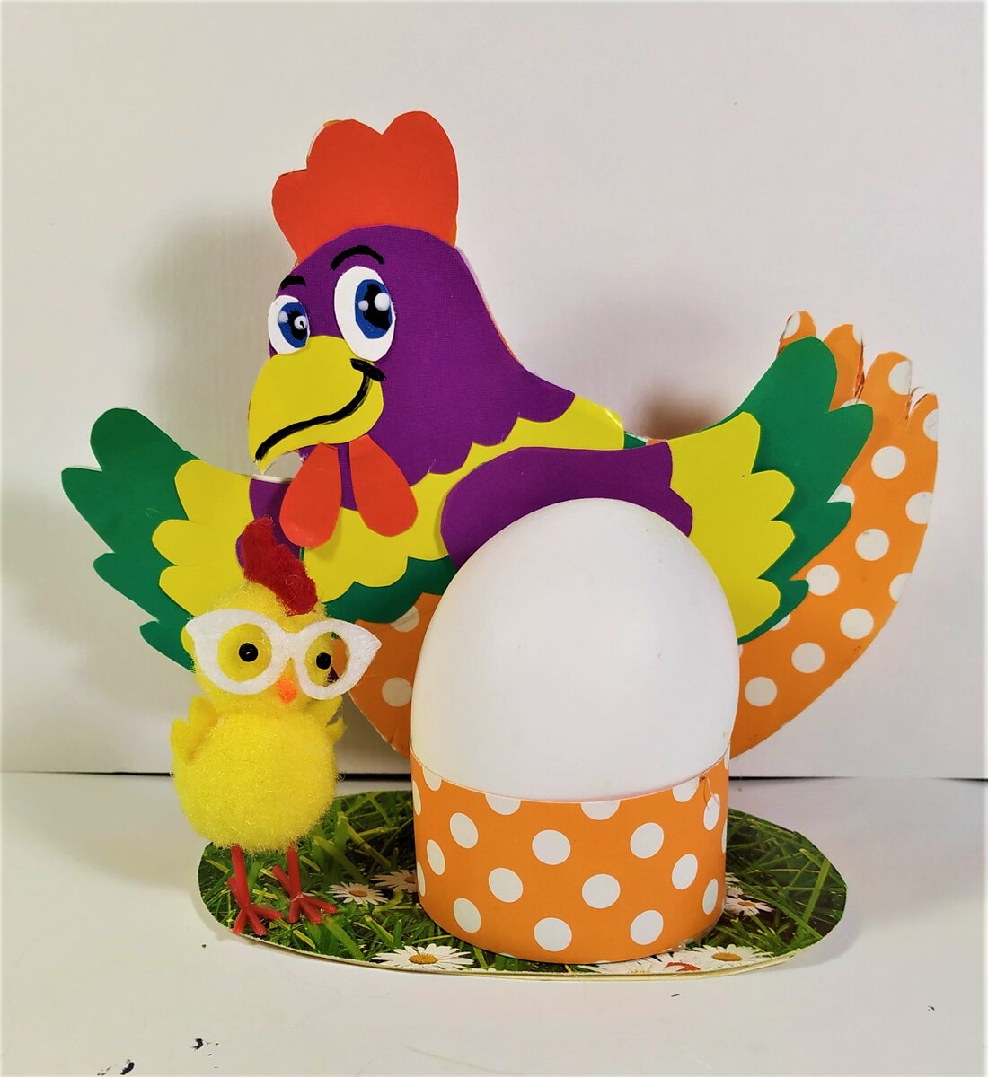 Курица из бумаги | Пасхальная поделка | Paper hen | Easter craft