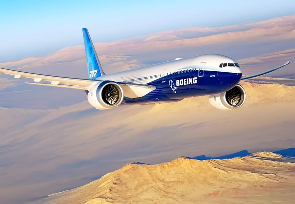 Широкофюзеляжный двухдвигательный пассажирский самолёт Boeing 777-х
