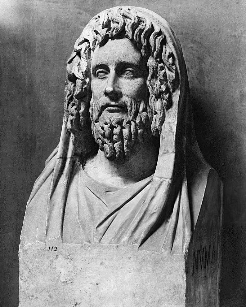 Нума Помпилий, избранный вторым царём Рима. VII в. до н.э.