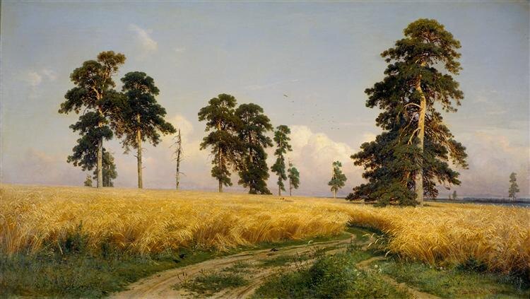 "Рожь" Иван Шишкин (1878)