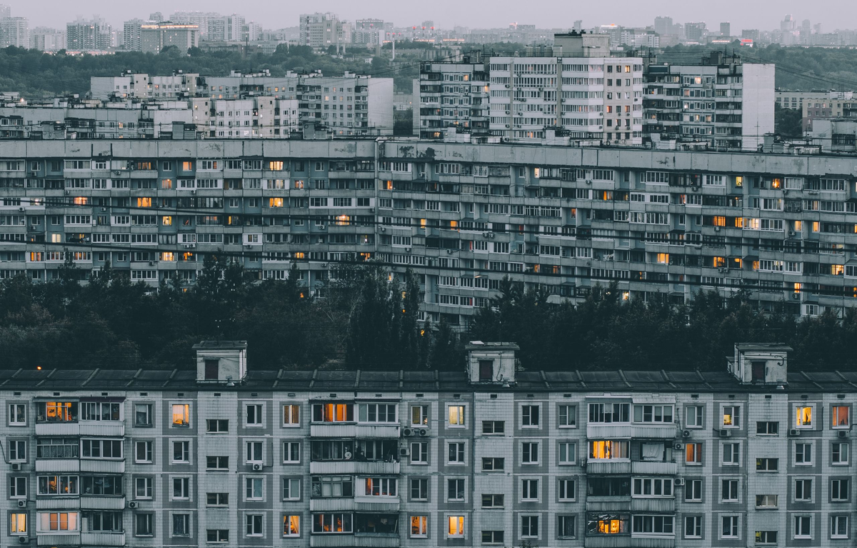 Панельные дома. Фото: Pinterest
