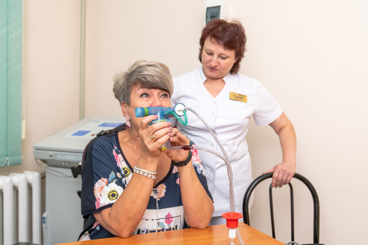 Фото санатория "Россия" Интрапульмональная перкуссионная вентиляция легких