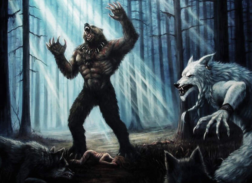 Бералак (оборотень медведь) и волколак