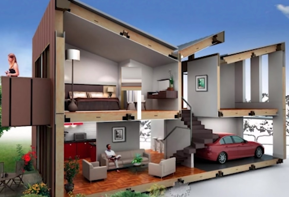 Разрез дома для понимания сбора нагрузок. Фото из открытых источников интернета