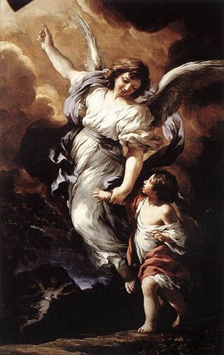 Ангел-хранитель (1656), картина Пьетро да Кортона
