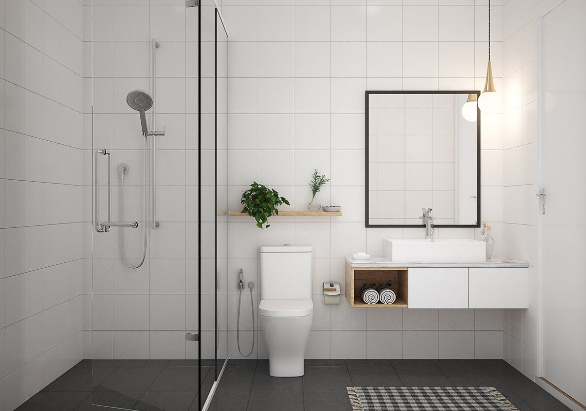 Minimalist banyo stilleri