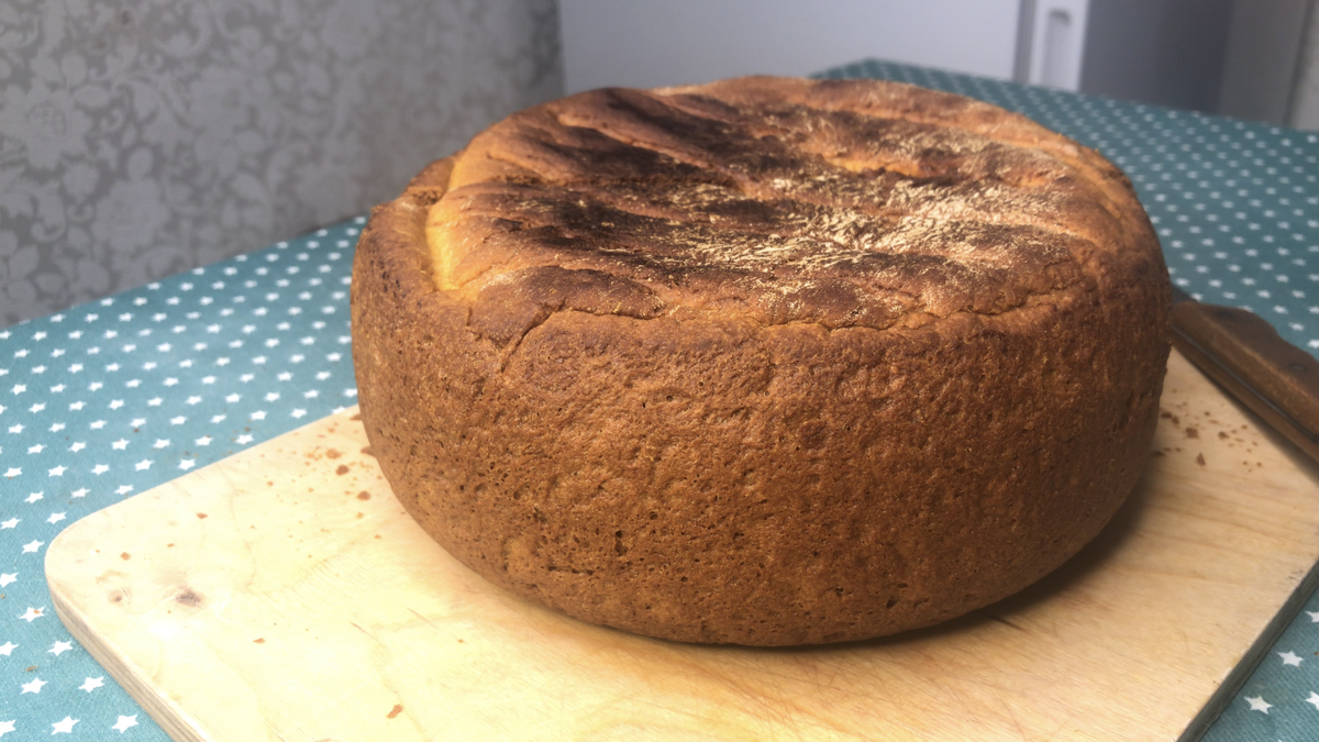 Данный хлеб был сделан в мультиварке