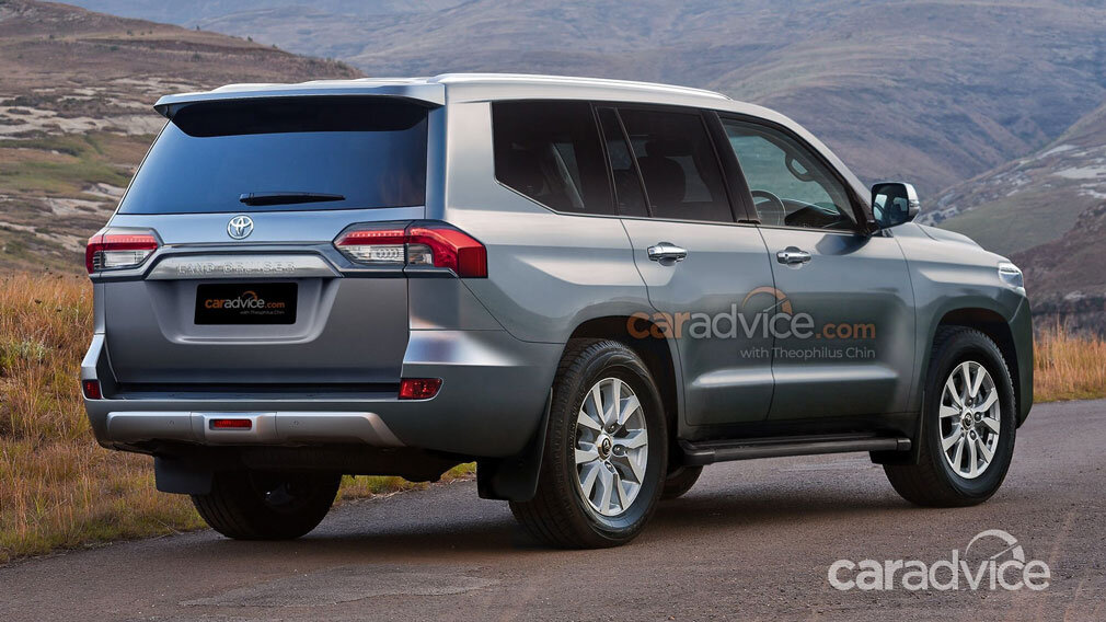 Рендерное изображение нового Toyota Land Cruiser 300