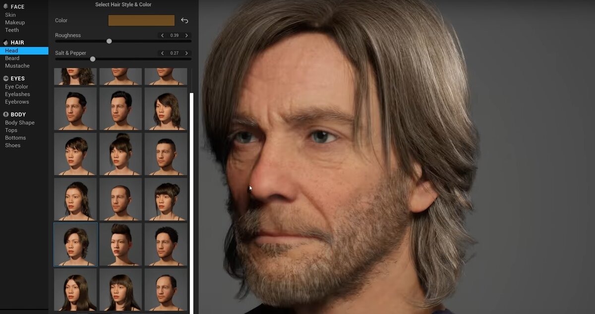 MetaHuman Creator от EpicGames