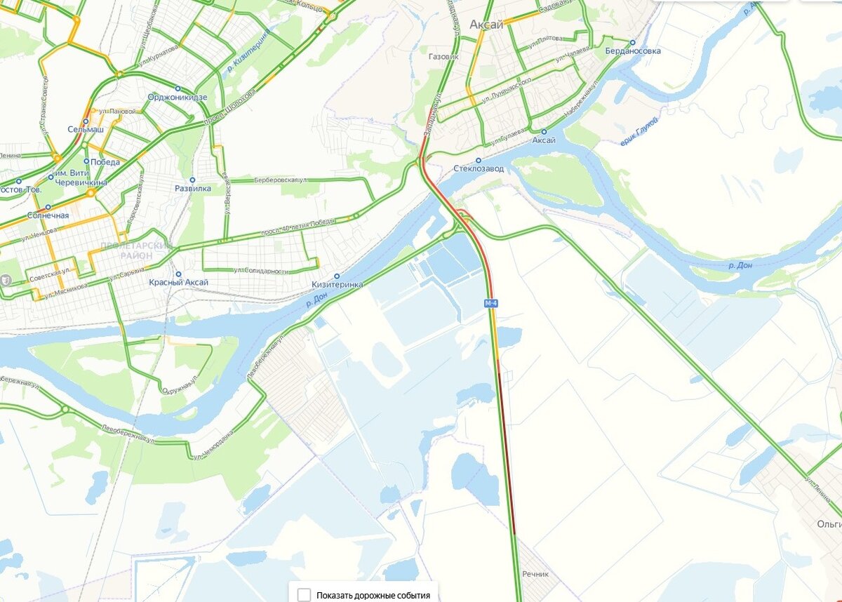 Пробка по состоянию на 13 часов 29.07.2021. Скриншот из Яндекс-карт.