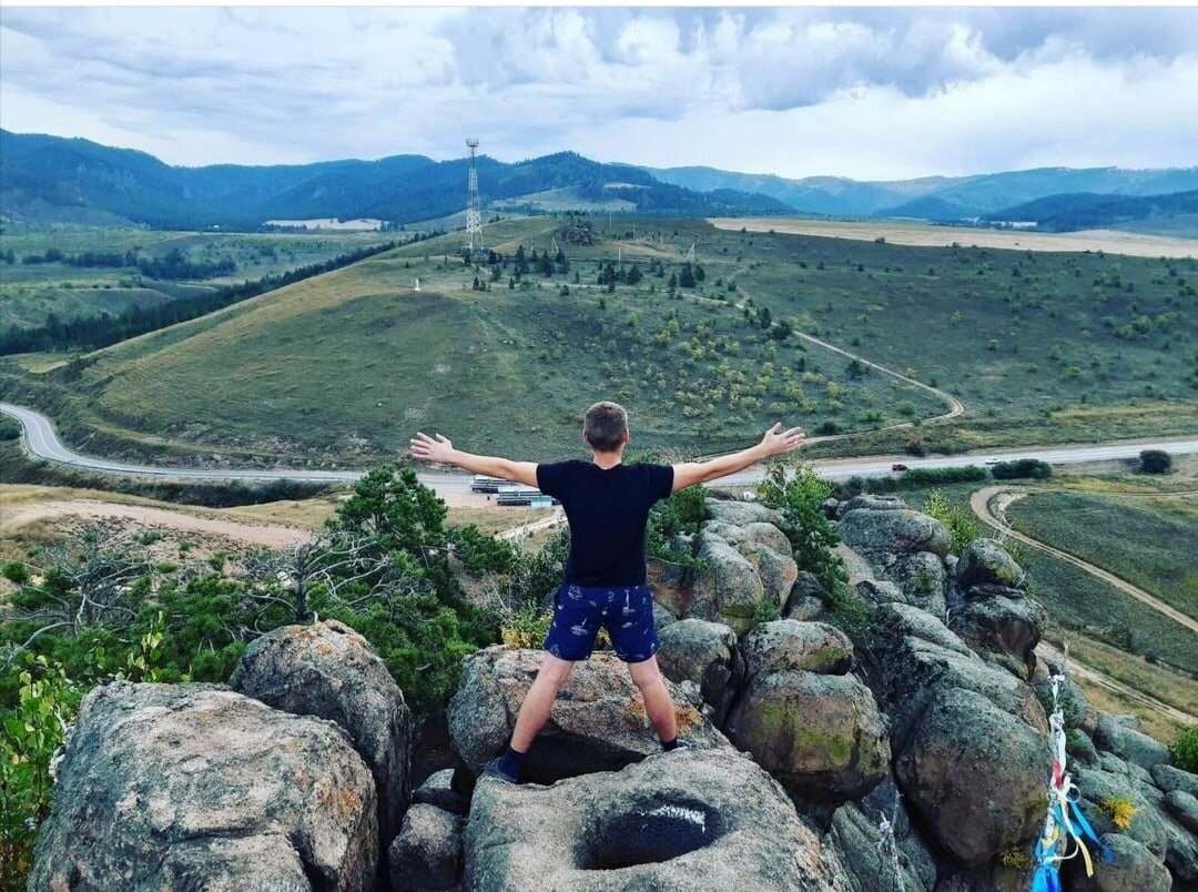в пути 