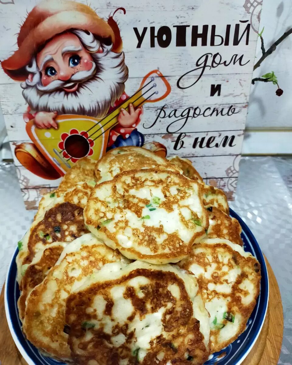 Овсяные оладьи с сыром