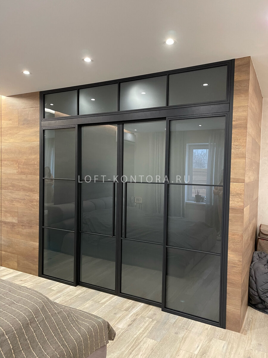 Лофт перегородка из стального профиля LOFT KONTORA