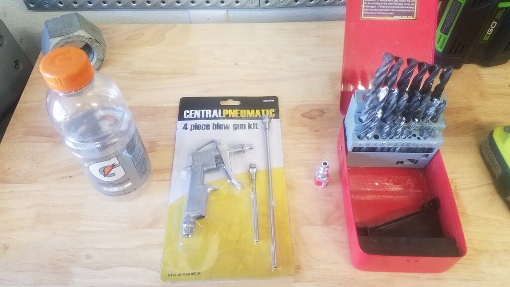 Всё что нам понадобится для изготовления пескоструйного аппарата