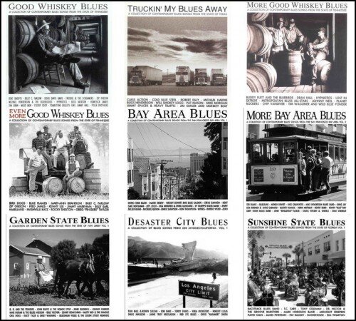 Обложки релизов серии Good Whiskey Blues