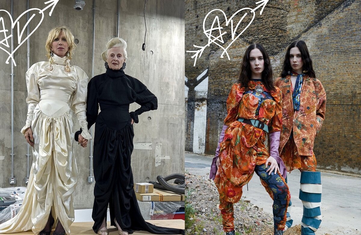 Невероятные Кортни Лав и Вивьен Вествуд в новой кампании Vivienne Westwood  | FAZAN MAGAZINE | Дзен