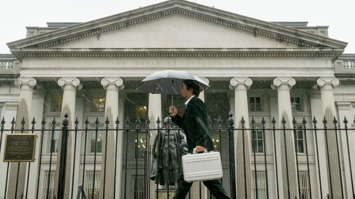    Здание министерства финансов США в Вашингтоне© AP Photo / J. David Ake