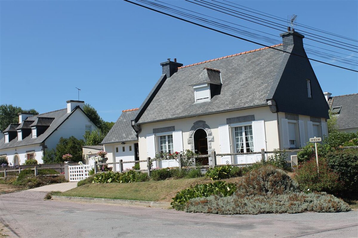 Типичный бретонский дом. Фото автора.