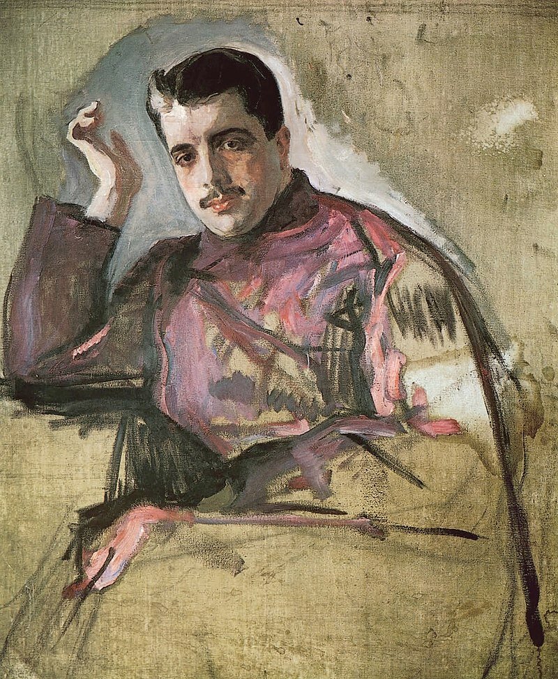 Портрет Сергея Дягилева, Валентин Серов, 1904 год 