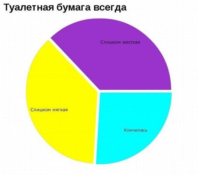 Скорее всего, ваш руководитель очень сильно любит круговые диаграммы!