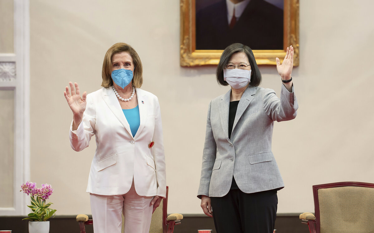     Визит спикера палаты представителей США Нэнси Пелоси на Тайвань / AP / Taiwan Presidential Office