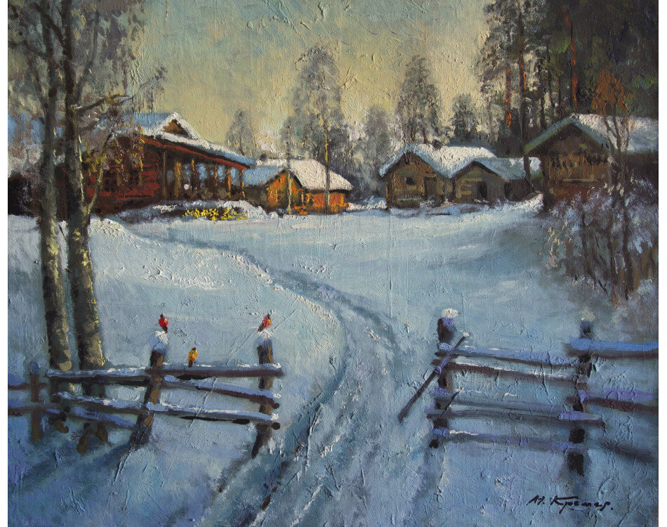 картинка из интернета. Деревня.