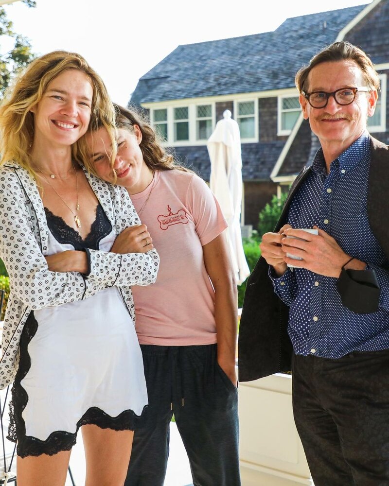 Наталья Водянова, Дженна Бернс и Хэмиш Боулз