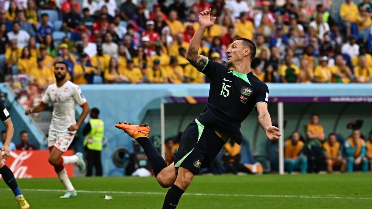    Австралийский футболист Митчелл Дьюк© пресс-служба сборной Австралии по футболу