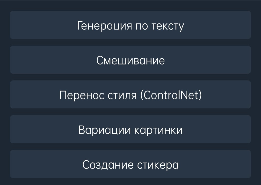 Функции бота